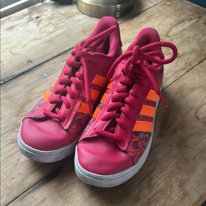 Adidas Pink and Orange Sneakers